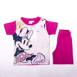Minnie egér kislány pamut nyári együttes - póló-rövidnadrág szett 