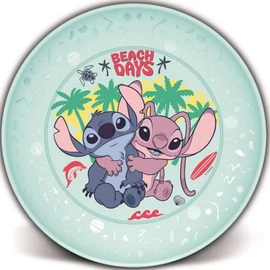 Stitch&amp;Angel BPA mentes mikrózható műanyag lapostányér