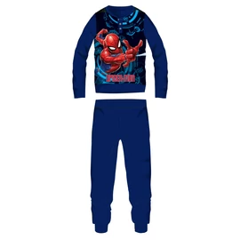 Pókember polár pizsama - téli vastag gyerek pizsama - sötétkék - 116