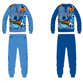 Disney Stitch pamut flanel gyerek pizsama - középkék - 104