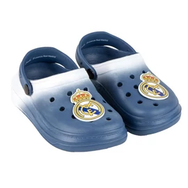 Real Madrid Coat of Arms Blue gyerek papucs, clog 32/33