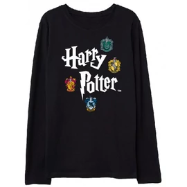 Harry Potter Magic Emblems gyerek hosszú ujjú póló 9 év / 134 cm