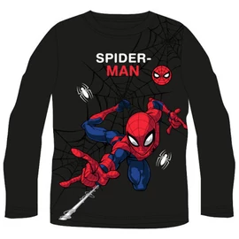 Pókember Black Web gyerek hosszú ujjú póló 7 év / 122 cm