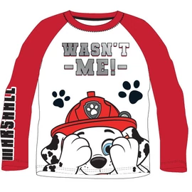 Mancs Őrjárat Red gyerek hosszú póló, felső 4 év / 104 cm