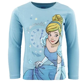 Disney Hercegnők Cinderella Blue gyerek hosszú póló, felső 3 év / 98 cm