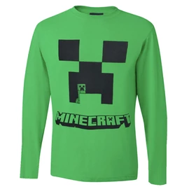 Minecraft Creeper Green gyerek hosszú ujjú póló, felső 6 év / 116 cm