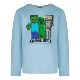 Minecraft Trio Blue gyerek hosszú ujjú póló, felső 6 év / 116 cm
