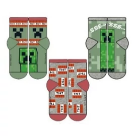 Minecraft TNT gyerek zokni 31/34