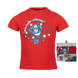 Bosszúállók Captain gyerek rövid póló, felső 7 - 8 év / 122 - 128 cm