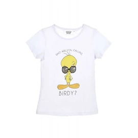 Bolondos dallamok White rövid póló, felső 6 év / 116 cm