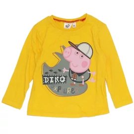 Peppa malac Dino Yellow gyerek hosszú póló, felső 6 év / 116 cm