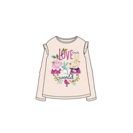Peppa malac Love gyerek hosszú póló, felső 3 év / 98 cm