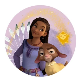 Disney Kívánság Hearts &amp; Stars formapárna, díszpárna 34x34 cm