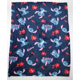 Disney Lilo és Stitch, A csillagkutya Aloha flanel takaró 110x150cm