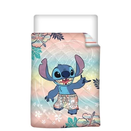 Disney Lilo és Stitch, A csillagkutya Hawaiian Dream steppelt ágytakaró, paplan 140x200cm