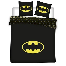 Batman Symbol dupla, kétszemélyes ágyneműhuzat 240×220cm, 63x63 cm Microfibre