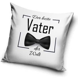 Der beste Vater Bow Tie párnahuzat 40x40 cm