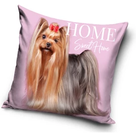Kutyás Yorkie párnahuzat 40x40 cm