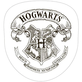 Harry Potter White Crest formapárna, díszpárna 34x36 cm