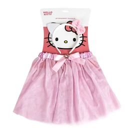Hello Kitty Pink gyerek szoknya és hajpánt szett 3 - 8 év / 98 - 128 cm