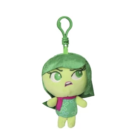 Disney Agymanók Disgust 3D plüss figura akasztóval, táskadísz 12 cm