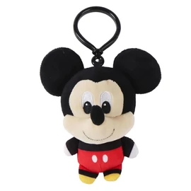 Disney Mickey Smile 3D plüss figura akasztóval, táskadísz 13 cm