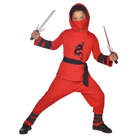 Ninja Warrior Red jelmez 4-6 év