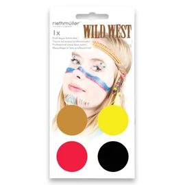 Indián Halloween arcfesték, smink szett