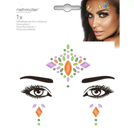 Arc tetoválás Shiny öntapadós strasszokkal