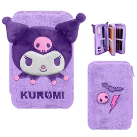 Hello Kitty Kuromi plüss tolltartó töltött 2 emeletes