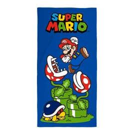 Super Mario Piranha Plants fürdőlepedő, strand törölköző 70x140cm (Fast Dry)
