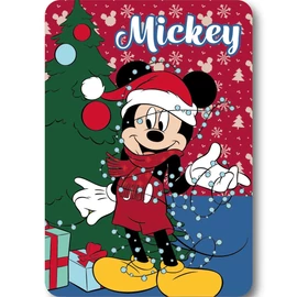 Disney Mickey Lights Karácsonyi polár takaró 100x140cm