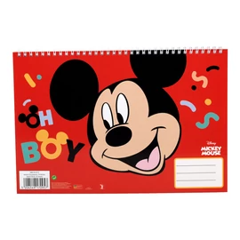 Disney Mickey Oh Boy A/4 spirál vázlatfüzet, 30 lapos