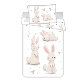 Nyuszi Rest gyerek, ovis ágyneműhuzat 100x135 cm, 40x60 cm