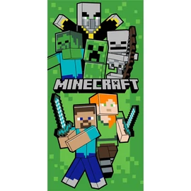 Minecraft Let's Survive fürdőlepedő, strand törölköző 70x140cm
