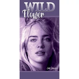 Billie Eilish Wild Flower fürdőlepedő, strand törölköző 70x140cm