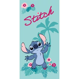 Disney Lilo és Stitch, A csillagkutya Hawaii fürdőlepedő, strand törölköző 70x140cm (Fast Dry)