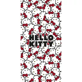 Hello Kitty Red Bows fürdőlepedő, strand törölköző 70x140cm
