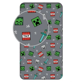 Minecraft We Got This gumis lepedő 90x200 cm