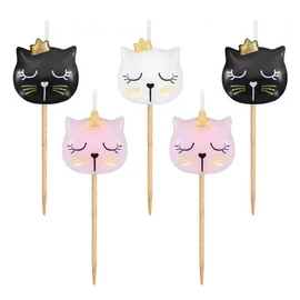 Cicás Eyelash tortagyertya, gyertya szett 5 db-os