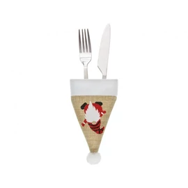 Karácsonyi Gnome evőeszköz kabát 11 cm