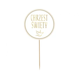 Chrzest Święty torta dekoráció 14 cm