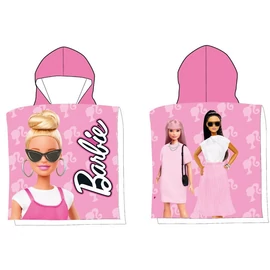 Barbie Street Style strand törölköző poncsó 50x100 cm (Fast Dry)