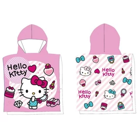 Hello Kitty Fashion strand törölköző poncsó 50x100 cm (Fast Dry)