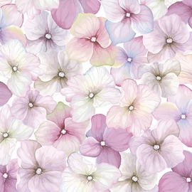 Virág Pink Hydrangea szalvéta 20 db-os 33x33 cm