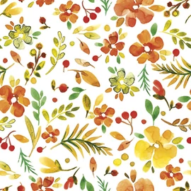 Virág Watercolour Millefleur szalvéta 20 db-os 33x33 cm