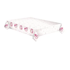 Unikornis Pink Heart papír asztalterítő 120x180 cm