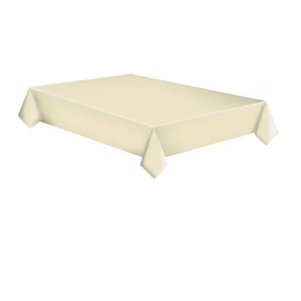 Ekrü White Dots papír asztalterítő 120x180 cm