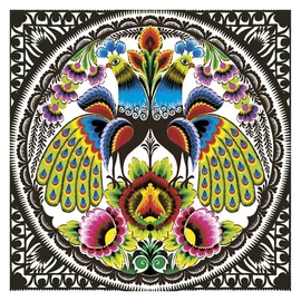 Állatos Folk Peacocks szalvéta 20 db-os 33x33 cm