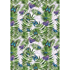 Természet Fern and Butterfly A/4 gumis mappa